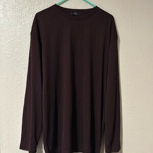 Mens H&H maroon XL shirt